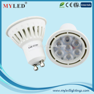 2015 New Promotion AC220-240V GU10 7smd 3528 3.5W RC Driver Led Spotlight Focus Lamps